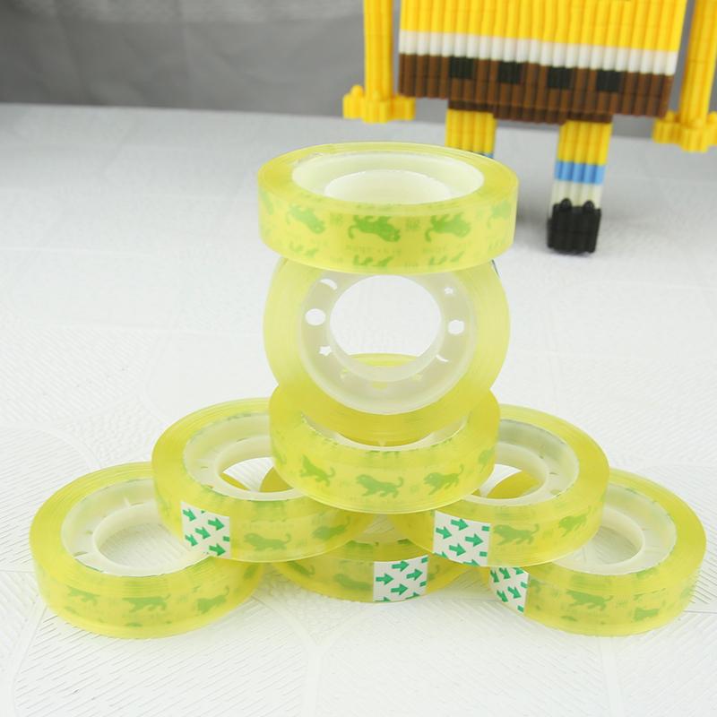 3rolls 12mm*30m Transparent Tape Clear Sealing Accessories Student School Packing Stationery 2022 Office Supplies S U3u6