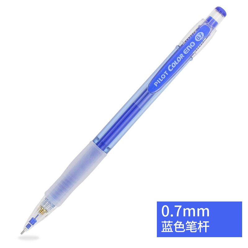 Pilot COLOR ENO Mechanical Pencil 0.7mm 8 Colors Writing Drawing Sketching Pencils Japanese School Supplies HCR-197: Blue