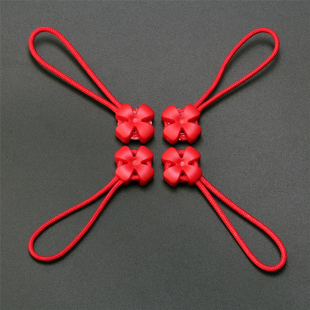 10 Pieces/Pack PVC Zipper Puller Flower Zipper Slider Coat Wallet Suitcase Accessories