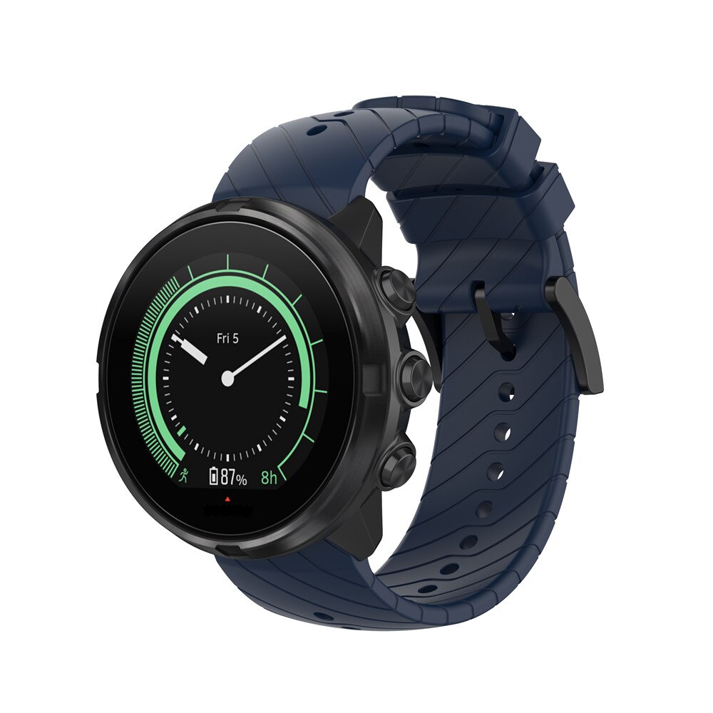 24Mm Zachte Siliconen Band Strap Voor Suunto Spartan Sport Pols Hr Vrouwen Mannen Universele Horlogeband Armband Voor Suunto 9/ 9 Baro /D5