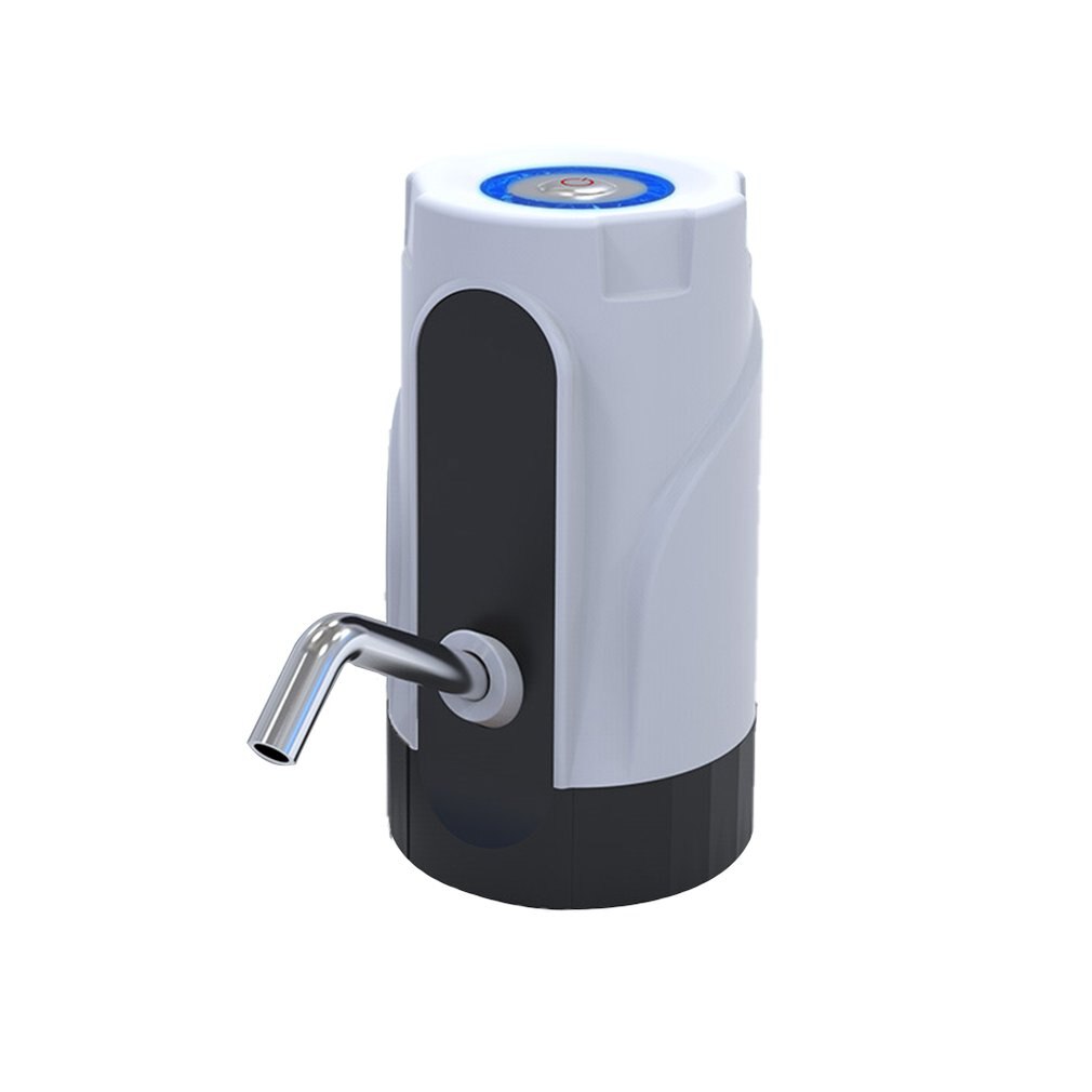 Rechargeable Smart Pumping Bucket Water Home Automatic Drinking Bucket Water Dispenser Electric Pressure Suction Water Pump: White