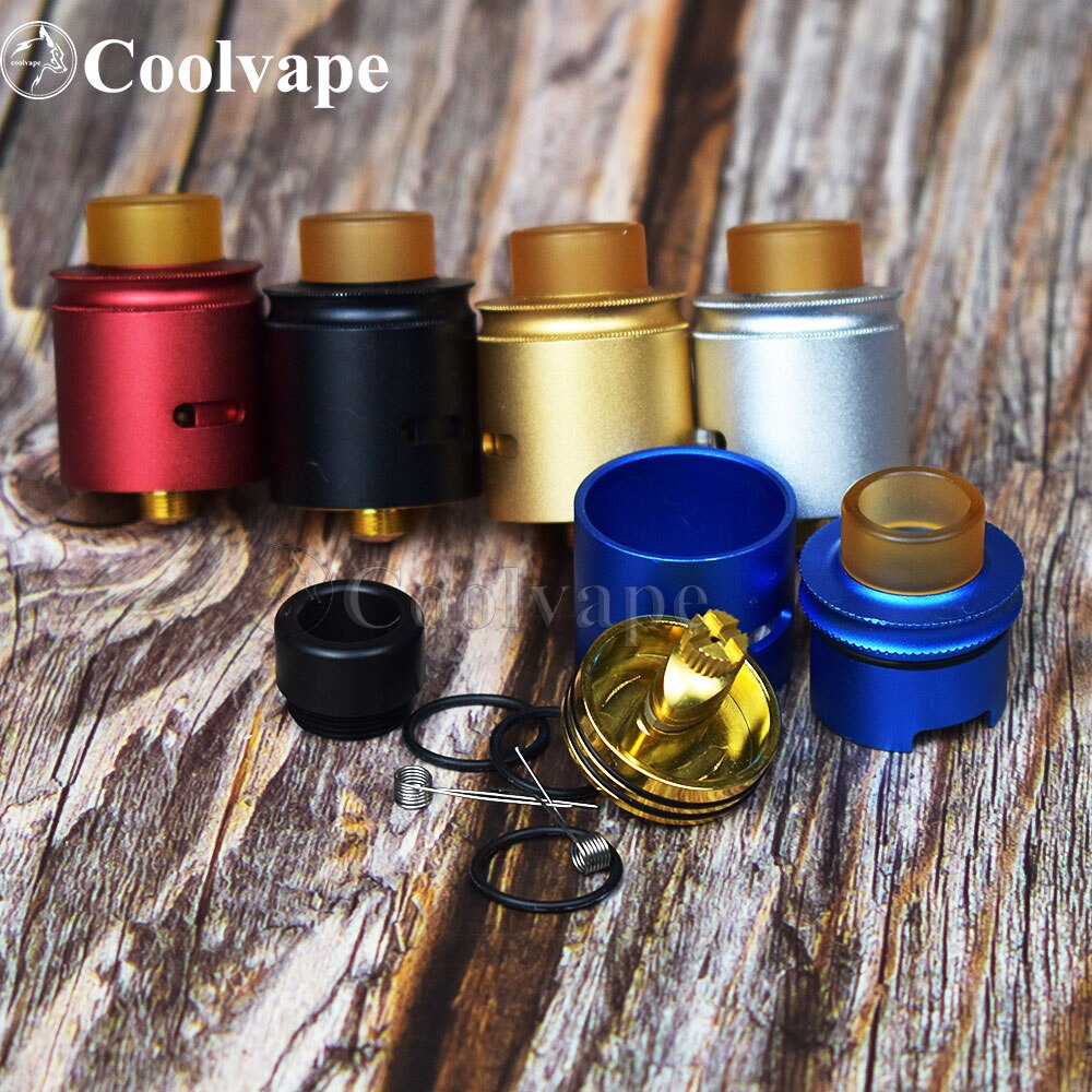 coolvape Apocalypse RDA 24mm Adjustable with pin BF Vaporizer Adjustable Airflow Control Rebuilding tank vs goon v1.5 rda