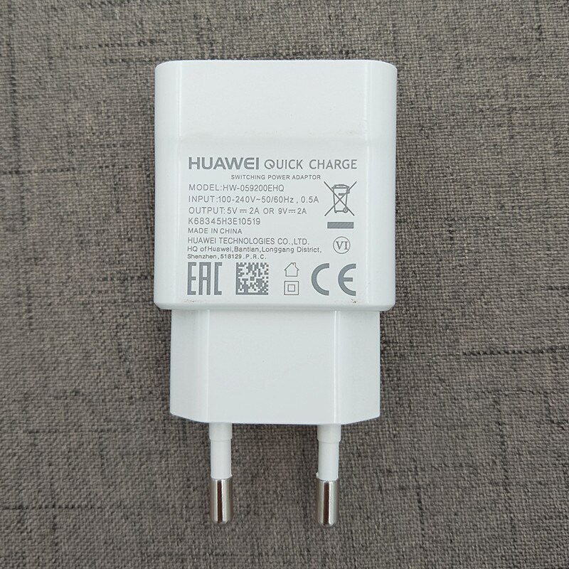 Huawei 9V 2A Usb Charger Qc 2.0 Quick Fast Charge Adapter Micro Usb Kabel Voor Mate 7 8 S 10 Lite Nova 3i P8 P10 Lite Honor 8x