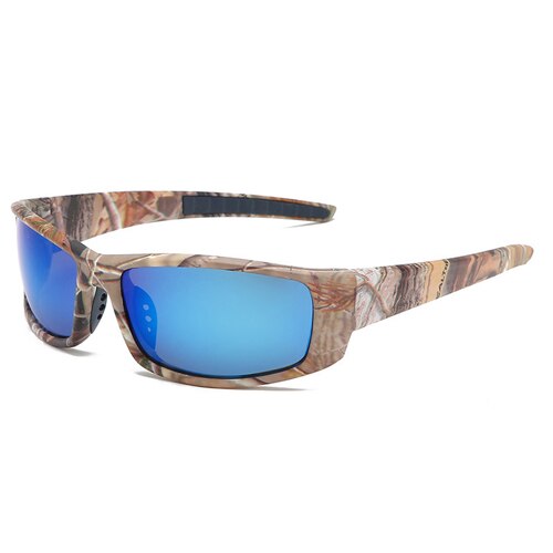 Neue Polarisierte Sport Angeln brille Außen brille Brille Sonnenbrille Männer Frauen Fisch Brillen: B Blau