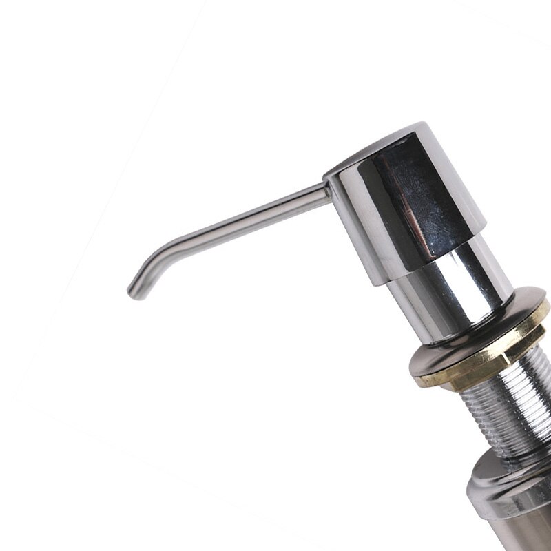 Basupply 1 Pc 250 ML Edelstahl Flüssigkeit Seife Spender Küche Waschbecken Seife Kasten Chrom Fertige Heimat Schlecht Zubehör
