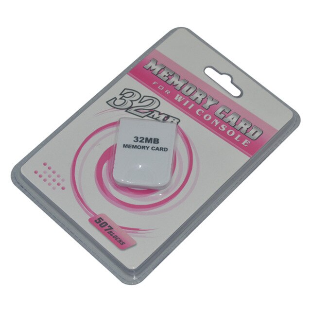 1pcs 128MB wii Game Memory card Saves Memory Card for Nintendo for Wii GameCube: 32MB