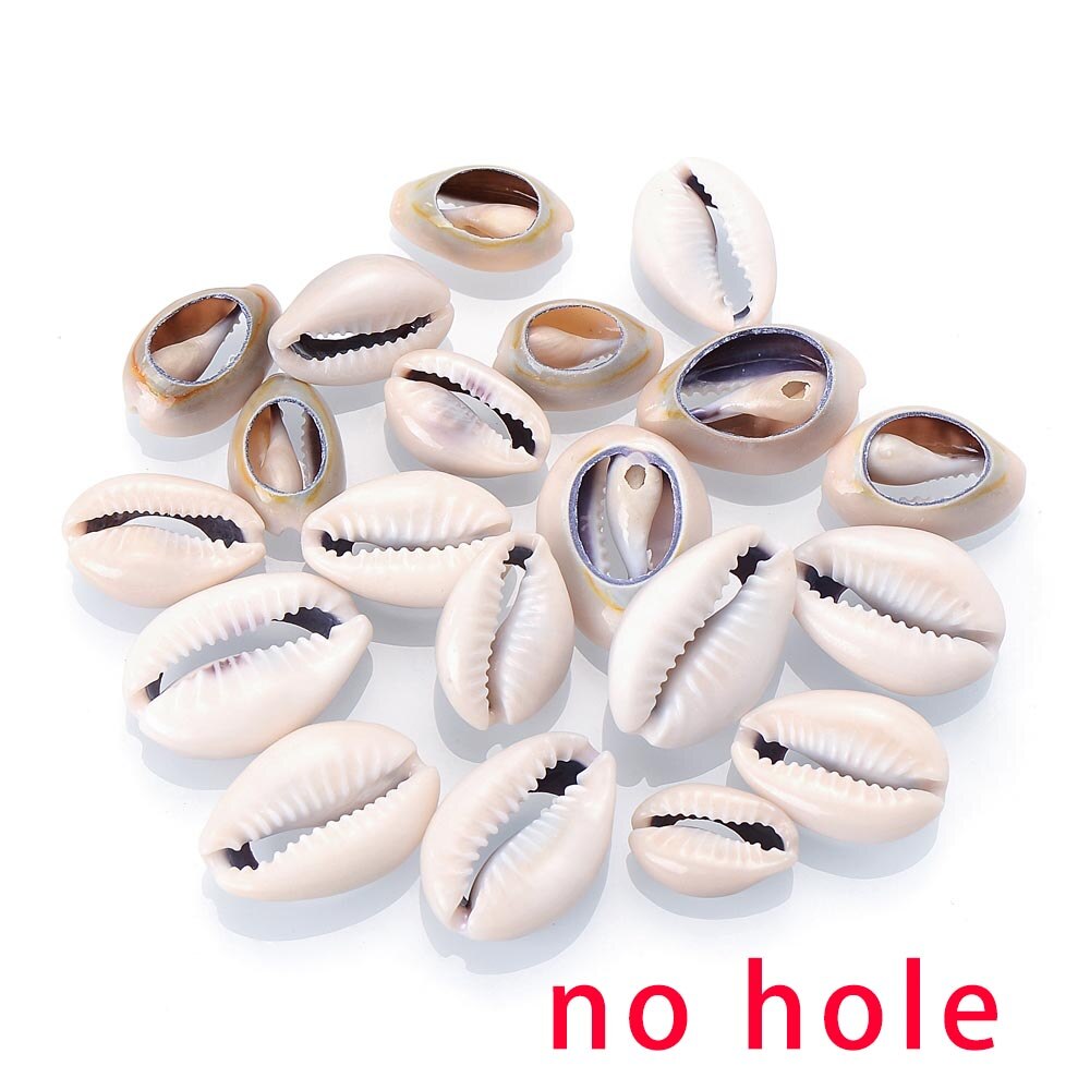 iYOE 50pcs 16-23mm Natural Shell Beads Loose Spacer Seashell Charms For Making DIY Bracelet Necklace Pendant Handmade Jewelry: 2 / 20-23mm