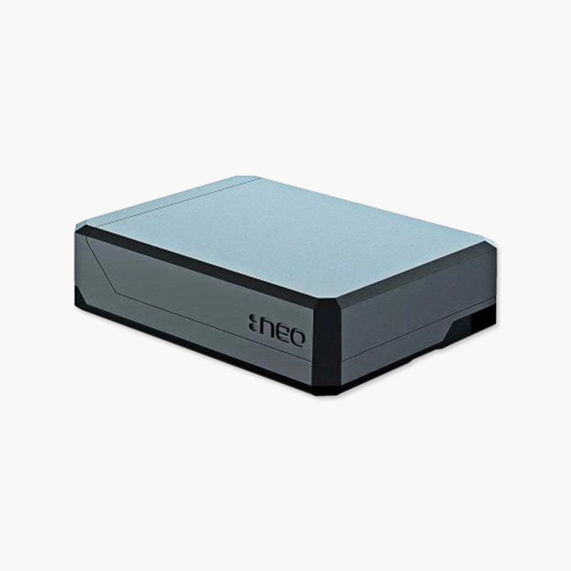 Argon neo raspberry  pi 4 etui minimalistisk slankt aluminium kabinet passiv køling robust, men bærbar glidende magnetisk top