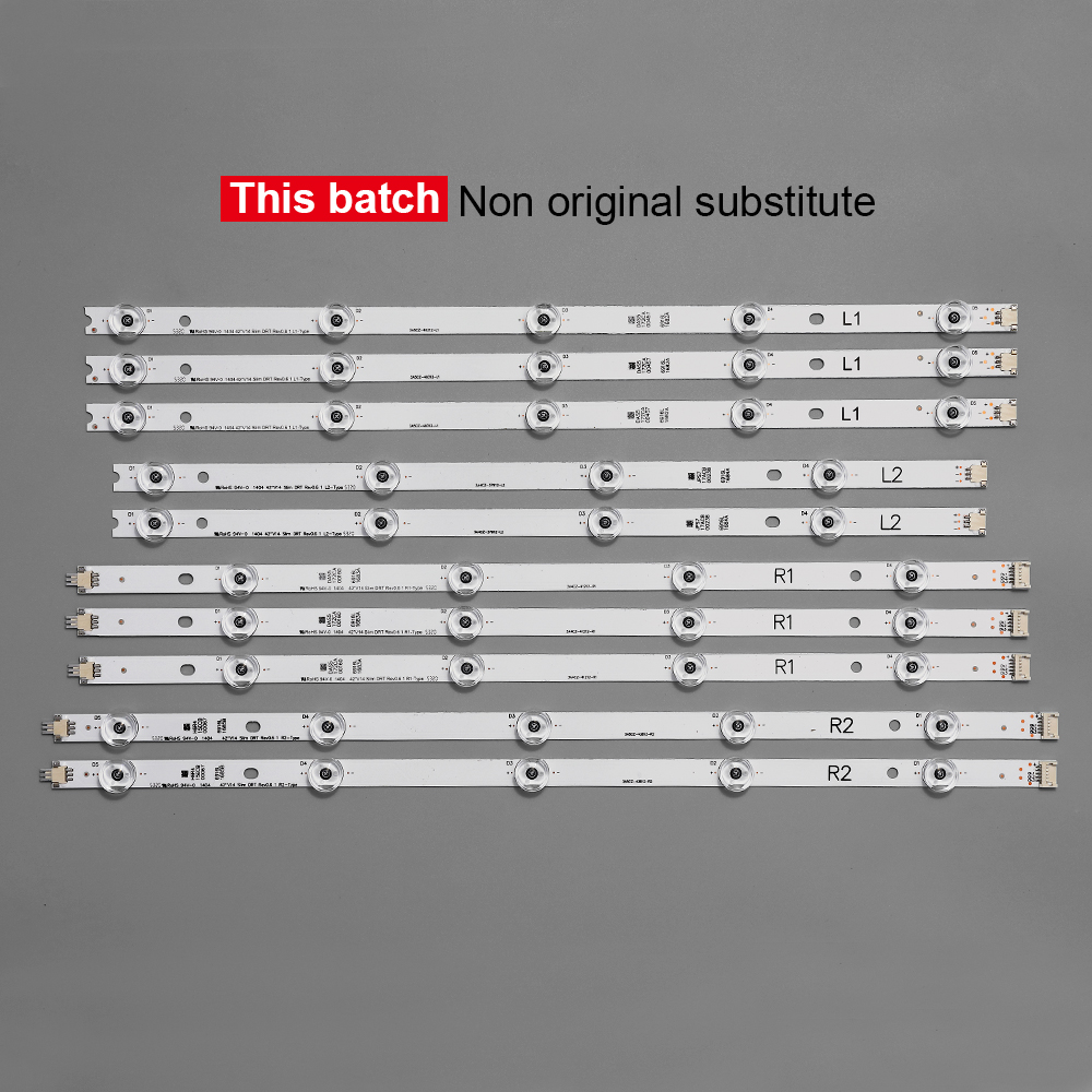 Led Backlight Strip Voor Lg 42 "V14 Slanke Drt Rev0.6 6916L-1682A 1684A 1683B 1685B LC420DUH 42LB673 42LY970H 42LB700V 42LB671V W