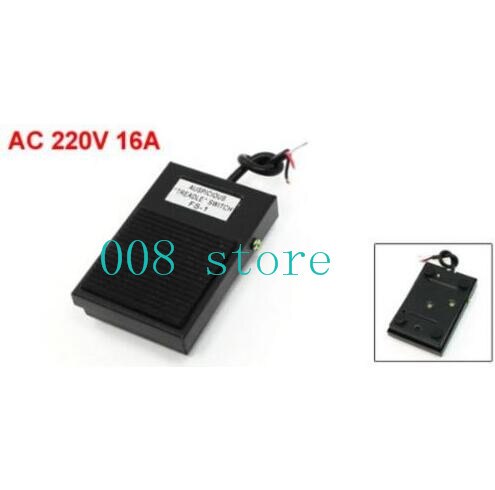 Foot switch AC 220V 16A SPDT NO NC Antislip Momentary Power Treadle Foot Pedal Switch
