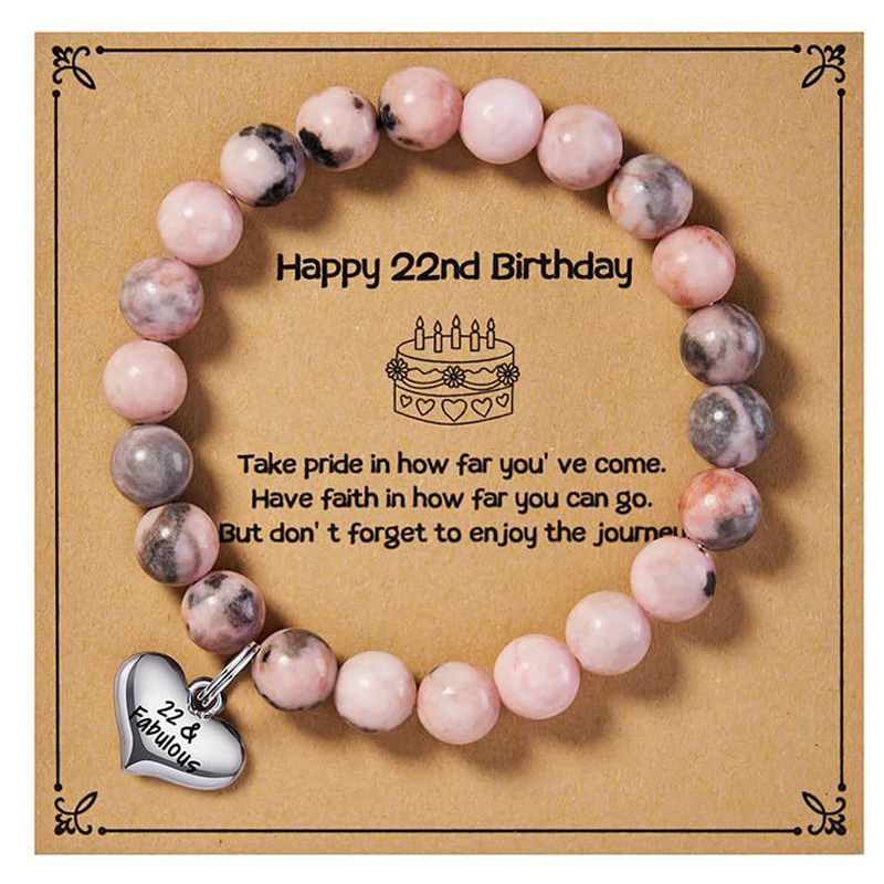 Alles Gute zum Geburtstag für 5-25 Jahre alte Mädchen, Geburtstag geflochtene Perlen Armbinde für ändern 5 bis 25 Tochter Enkelin Nichte: Schwarze Gewehr überzogen