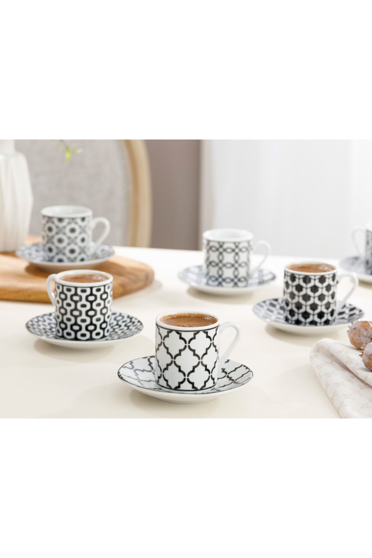 Rio Porcelain Coffee Cup Pad 80 ml Black