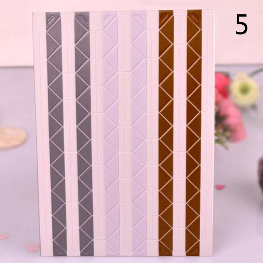 Self-adhesive Card Photo Corner Stickers PVC Paper Book corner sticker decor scrapbook Poster album essential Stickers: gold silver white