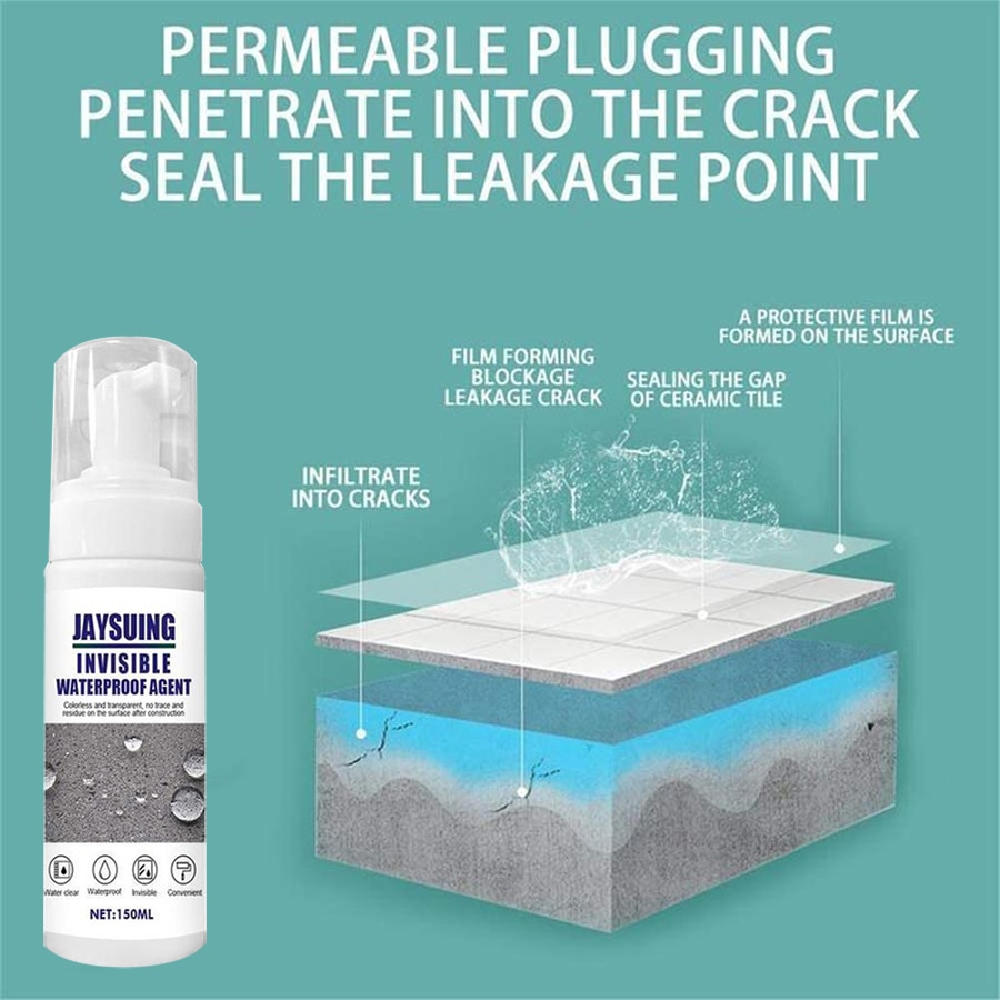 mächtig Versiegelung sprühen Anti Undicht Dicht Mittel Leck-Fangen Dach Reparatur sprühen Wasserdicht Kleber Super Starke Bindung sprühen 150ML