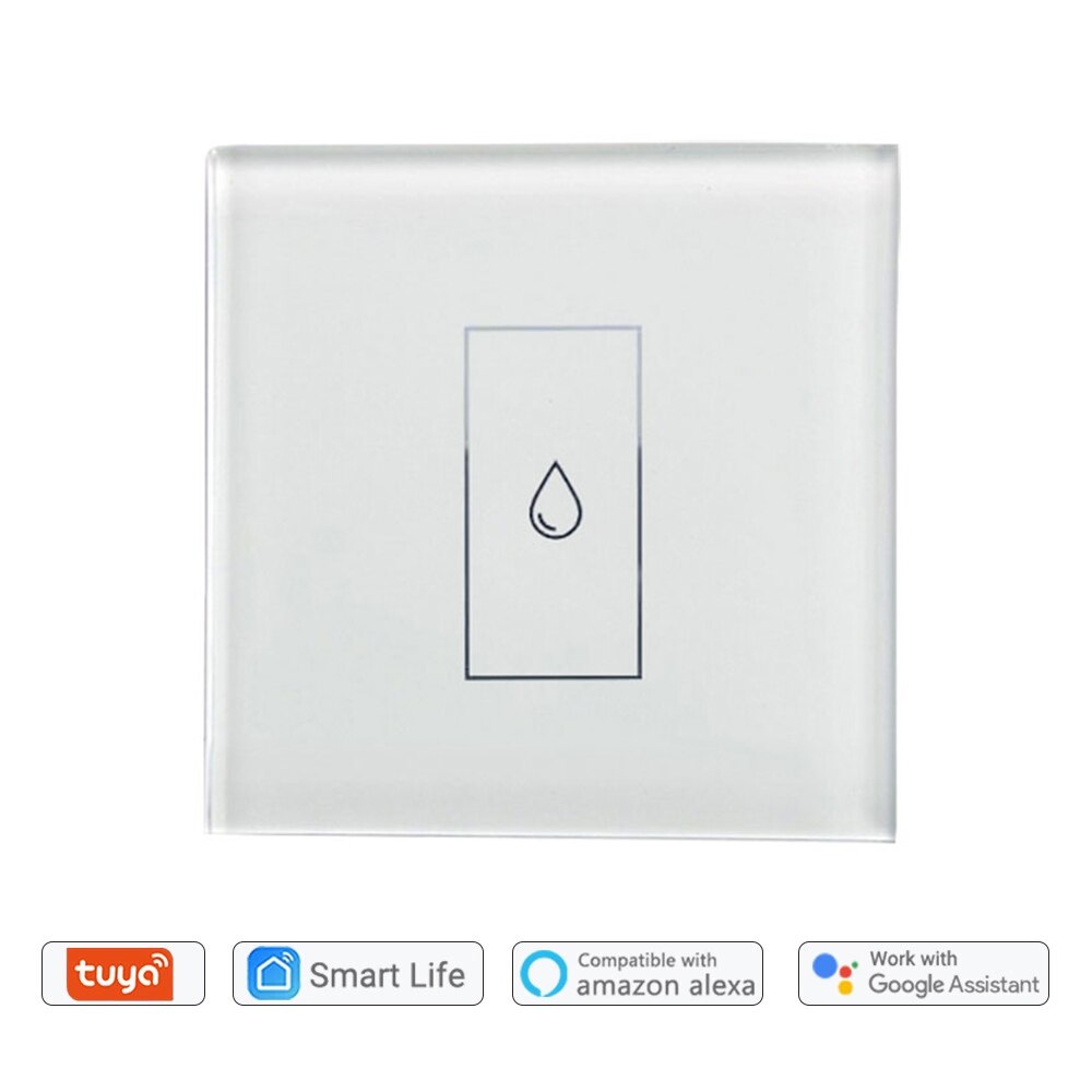 Tuya EU/US Wifi Boiler Smart Switch 20A 4400w with Timer Function Smart Life Water Heater Switch Work For Alexa Google Home: EU Standard