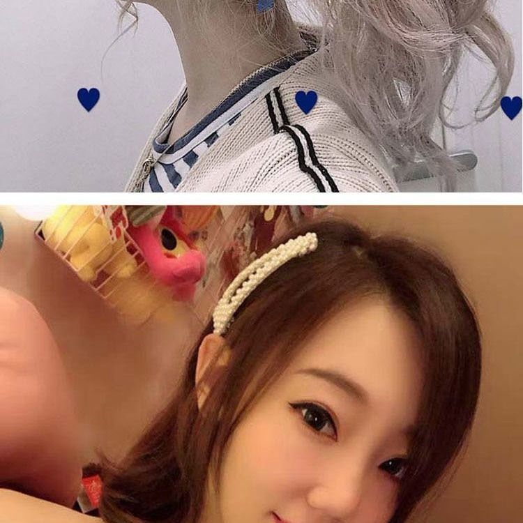 perle hår klipp til kvinner koreansk snapp barrette pinne hårnål hår styling tilbehør hårnåler