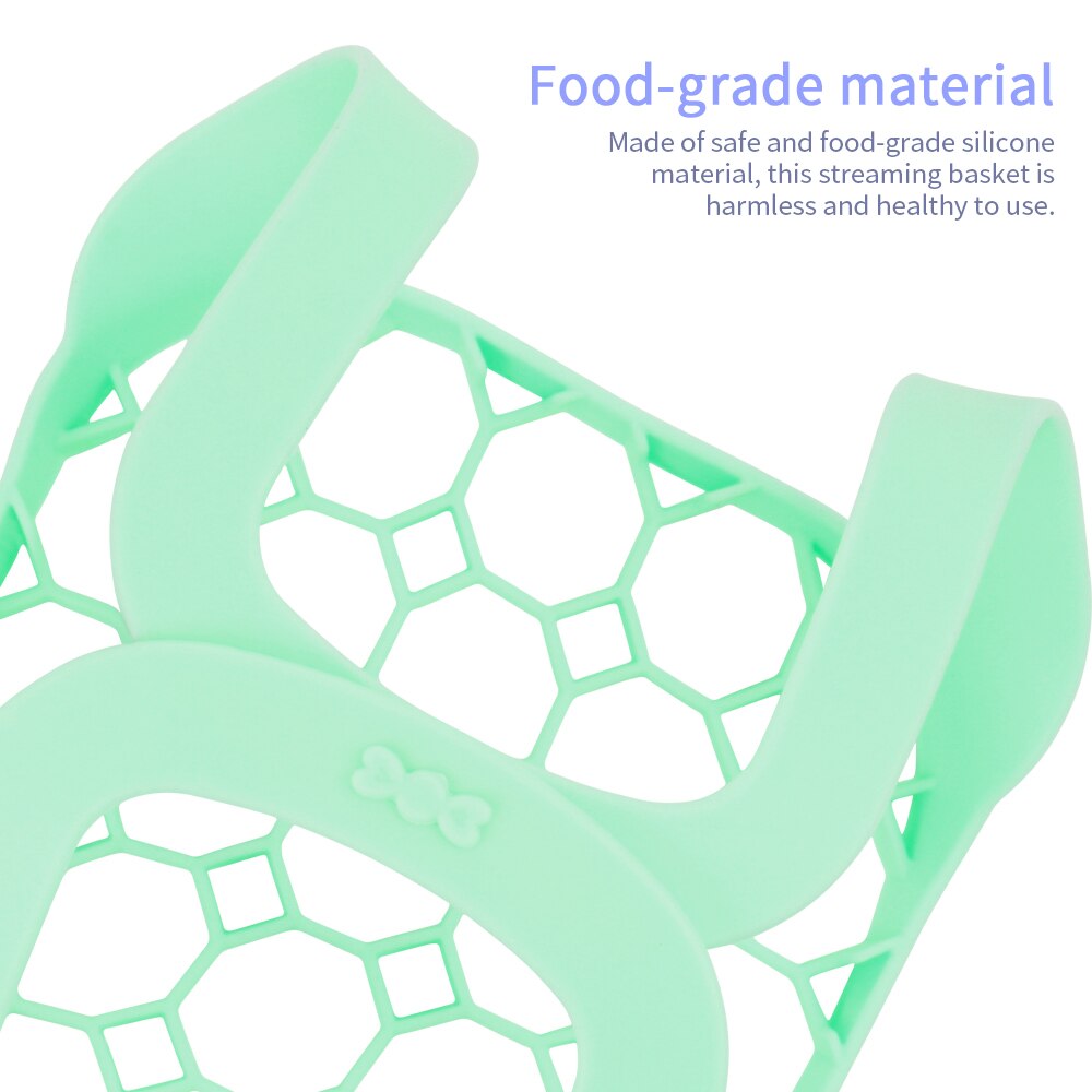 Panier à vapeur en Silicone four à micro-ondes vapeur doux-pâte Silicone bol vapeur rôtissoire pain nourriture cuisson pour cuisine outils de cuisson