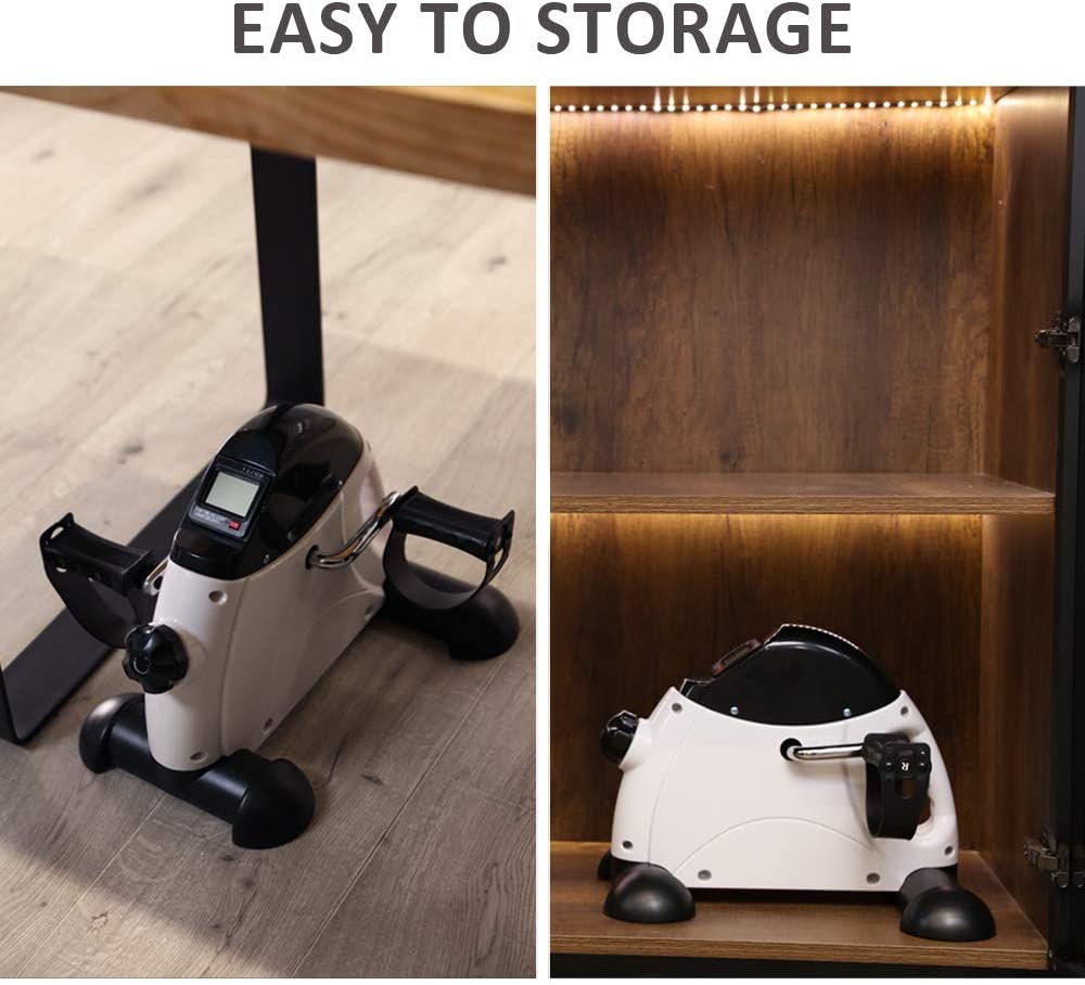 Selfree Bike Bench Exerciser Pedal-Mini Exercise Bike for Leg / Portable Pedal Arm