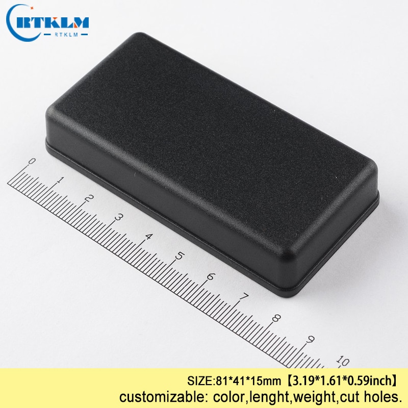 Abs plastic project case DIY plastic enclosure electrical connector small instrument enclosure electric junction box 81*41*15mm
