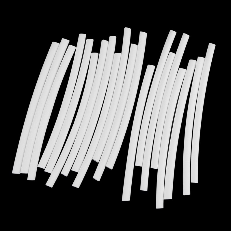 100 pcs heat shrink tube casing heat shrink tube color:white