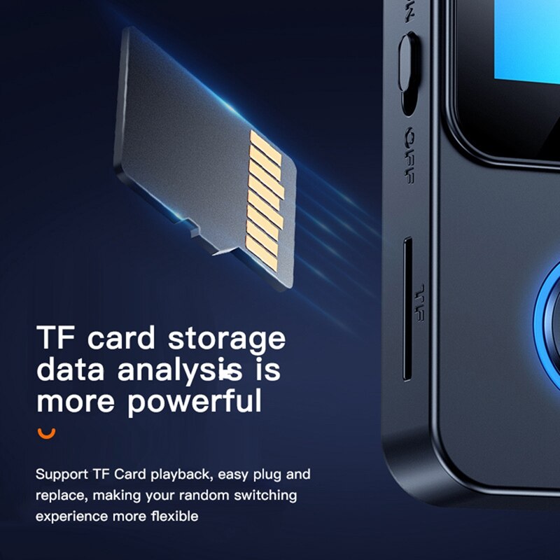 Sport Bluetooth MP3 Player LCD Screen Display Button Control with Screen Support Remote Control Camera Audio Module