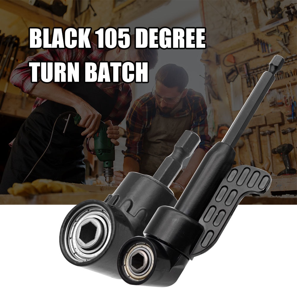 Hex Shank Bits 105 Graden Hoek Elektrische Boor Schroevendraaier Extension Bit Houder Tough Carrying Thuis Lichtgewicht Gereedschap