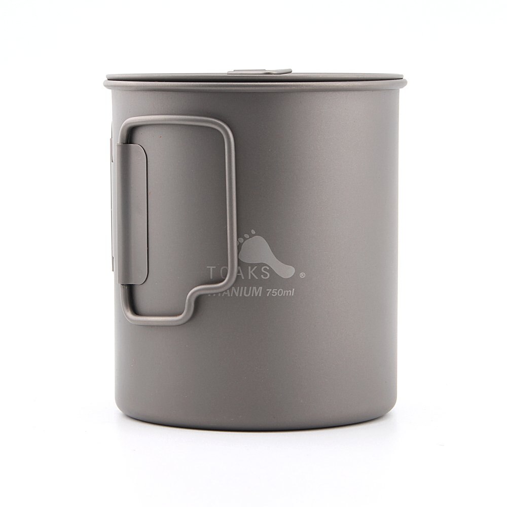 TOAKS Titan Camping Topf und Tasse (375ml, 450ml, 550ml, 650ml, 700ml, 750ml, 800ml, 900ml, 1100ml): 750ml