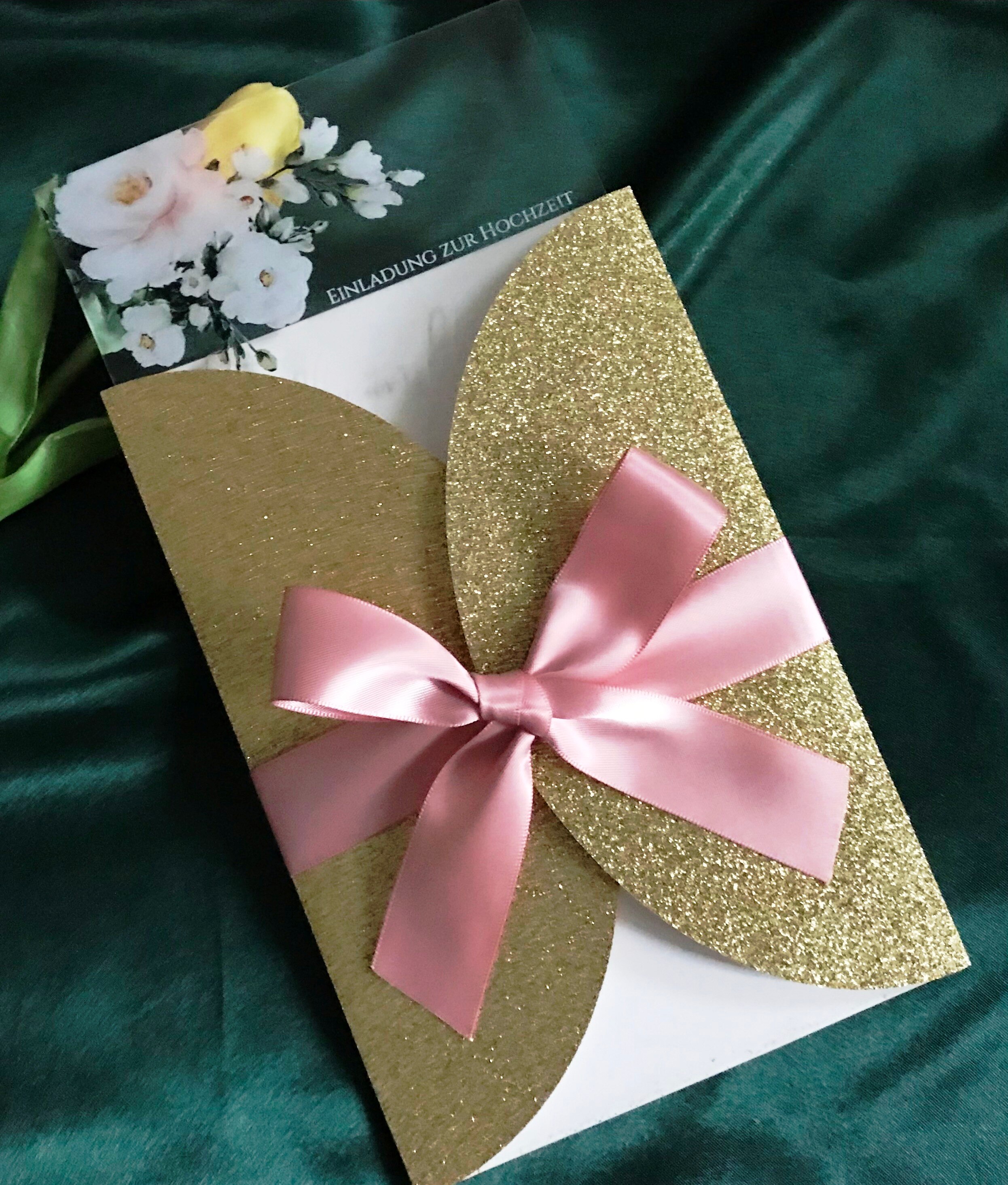 Glitter Gold Sheet with Ribbon,Acrylic Wedding Invitations,Custm 10pcs Acrylic Quinceanera Invitations,Acrylic Invitations