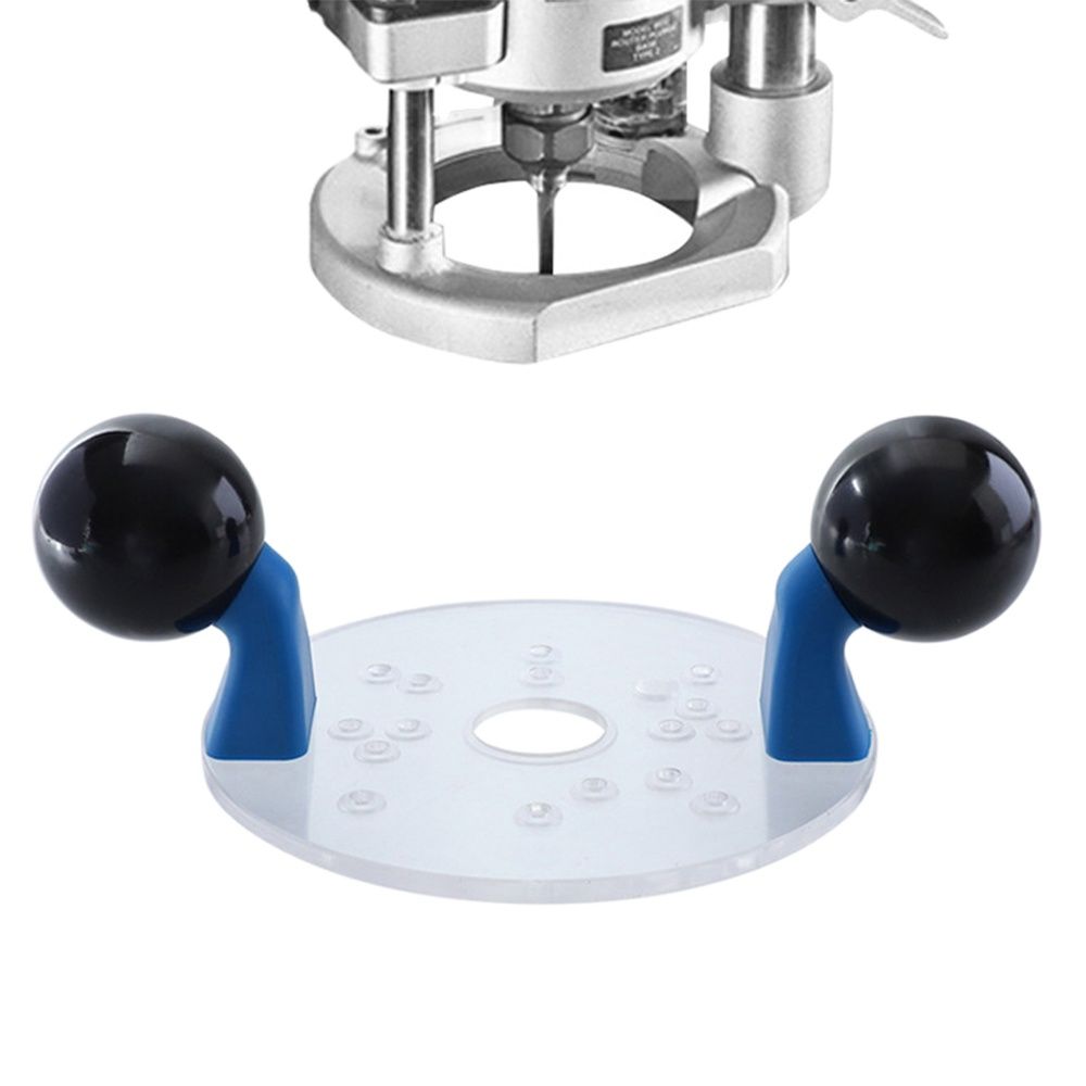 Elektrisk trimming av fresing gravering av tre freser base med håndtak palm fres fast-base kompakt guide for trebearbeiding