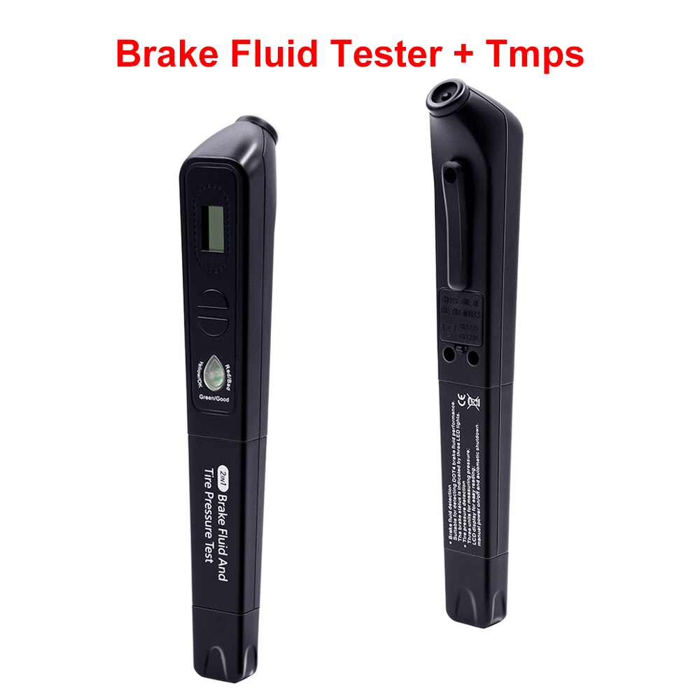 VSTM Oil Check Pen Universal Brake Fluid Tester Car Brake Liquid Digital Tester Vehicle Auto Automotive Testing Tool: Coffee