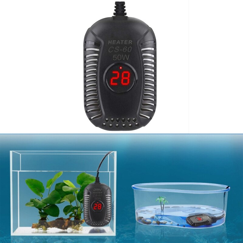 Aquarium Heater Fish Tank Submersible Heater with LED Temperature Display