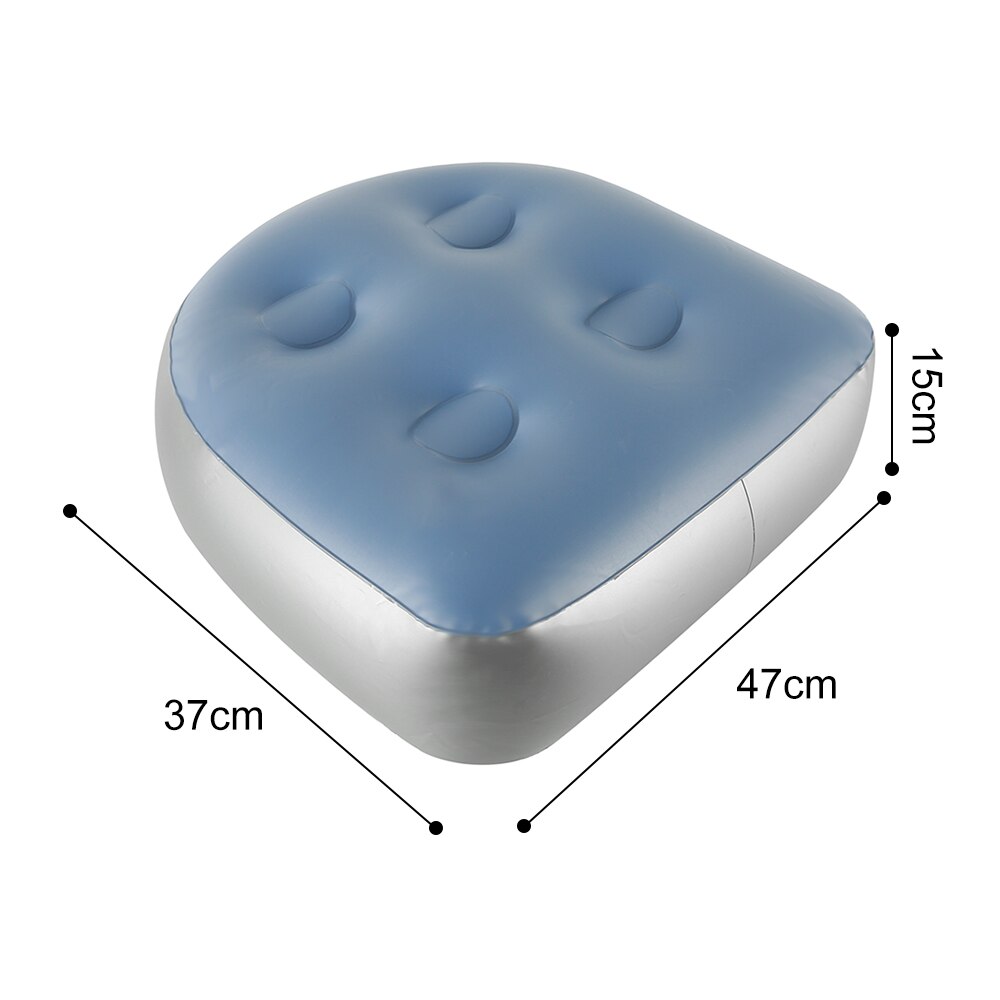 Inflatable Spa Booster Seat Mat Pool Bath Tub Soft... – Grandado