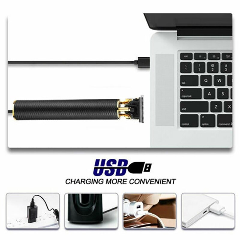 Tondeuse à cheveux électrique sans fil pro li-liner, ensemble de coupe et de toilettage avec lame en t