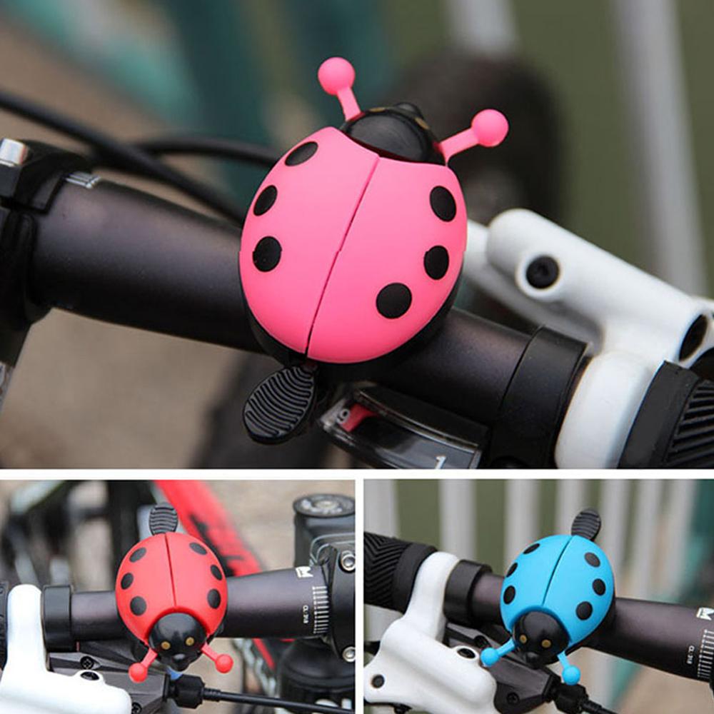 Fietsbel Ring Kever Cartoon Fietsen Bell Mooie Kids Lieveheersbeestje Bell Ring Voor Bike Rijden Hoorn Alarm Fiets Accessoires