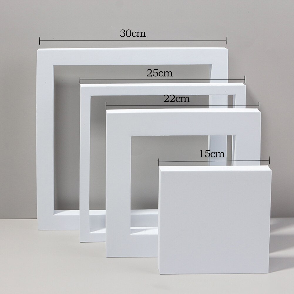 Three-Dimensional Cube Photo Photography Props for Jewelry Cosmetics Ornaments Display Geometry Shape Photo Background Props: 07