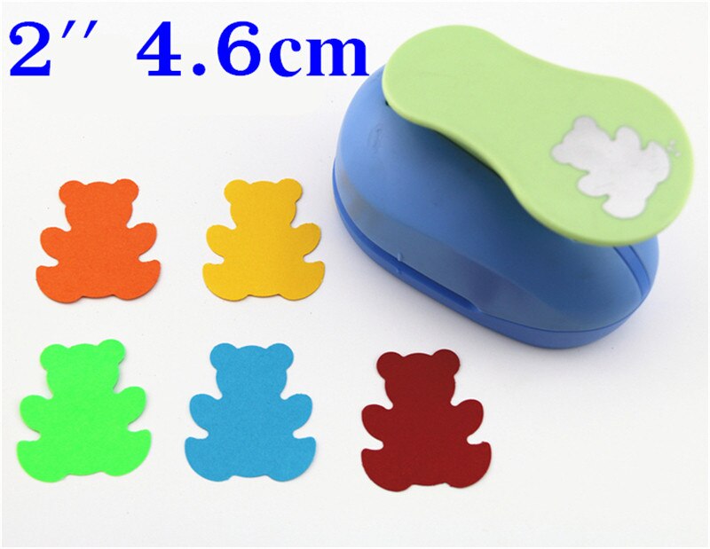 large 2'' 4.8cm oval paper puncher scrapbooking punches craft perfurador diy puncher paper circle cutter3178B: Gold