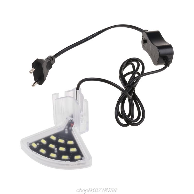 Ampoule LED à clipser pour Aquarium 100-240V, lumière blanche, éclairage pour croissance de plantes aquatiques, directe D18 20