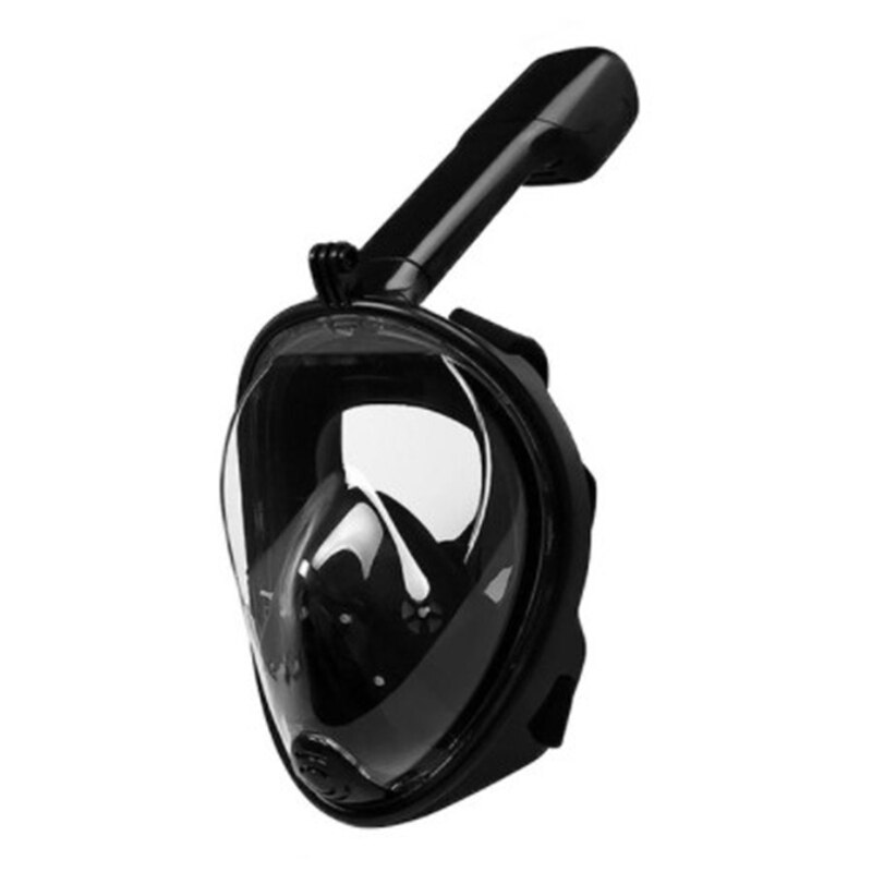 Diving Mask Scuba Snorkeling Full Face Anti-Fog Goggles Glasses Silicone for Diving Swimming Spearfishing Water Sports Men Child: black suit L or XL