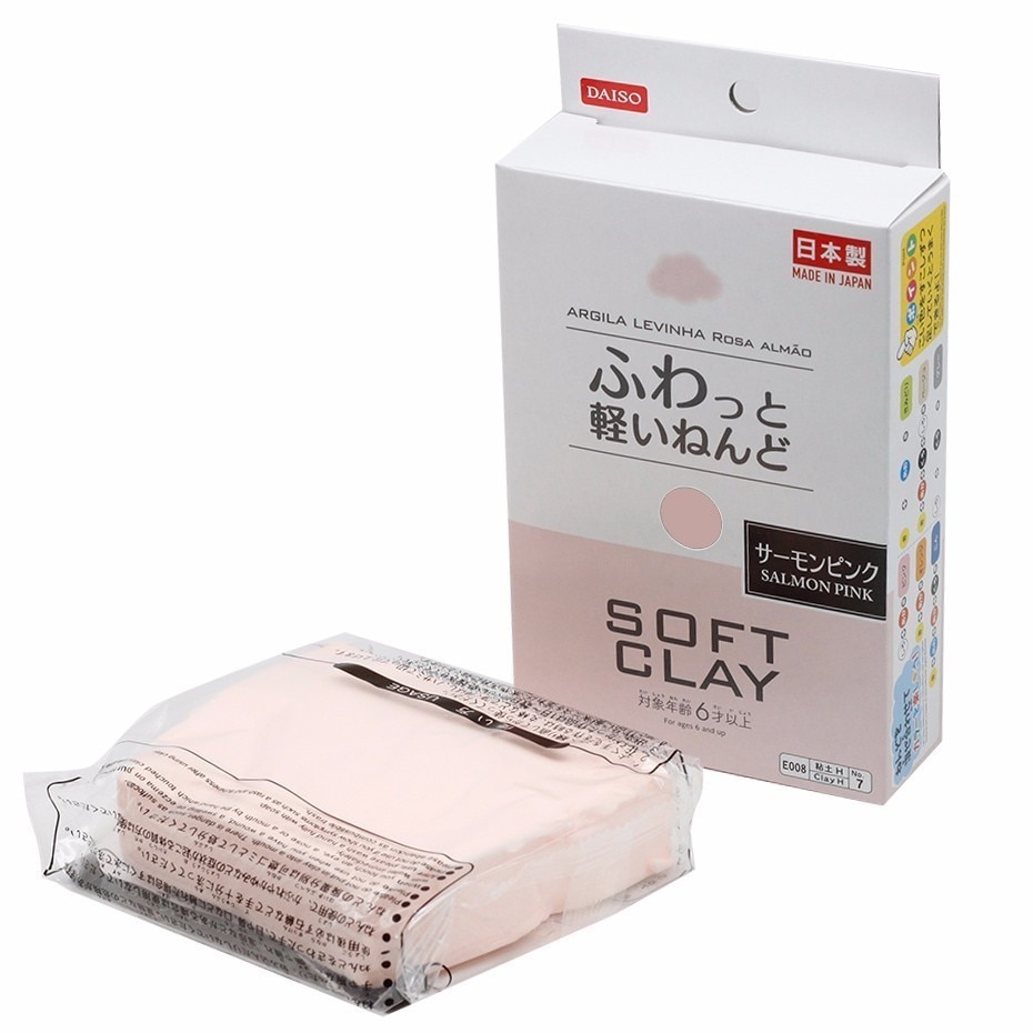 Japan Zachte Klei Lichtgewicht Modeling Air Droog Ultralight Clay Blauw Roze Zwart Wit Rood Geel Groen Bruin QTW6053: Pink