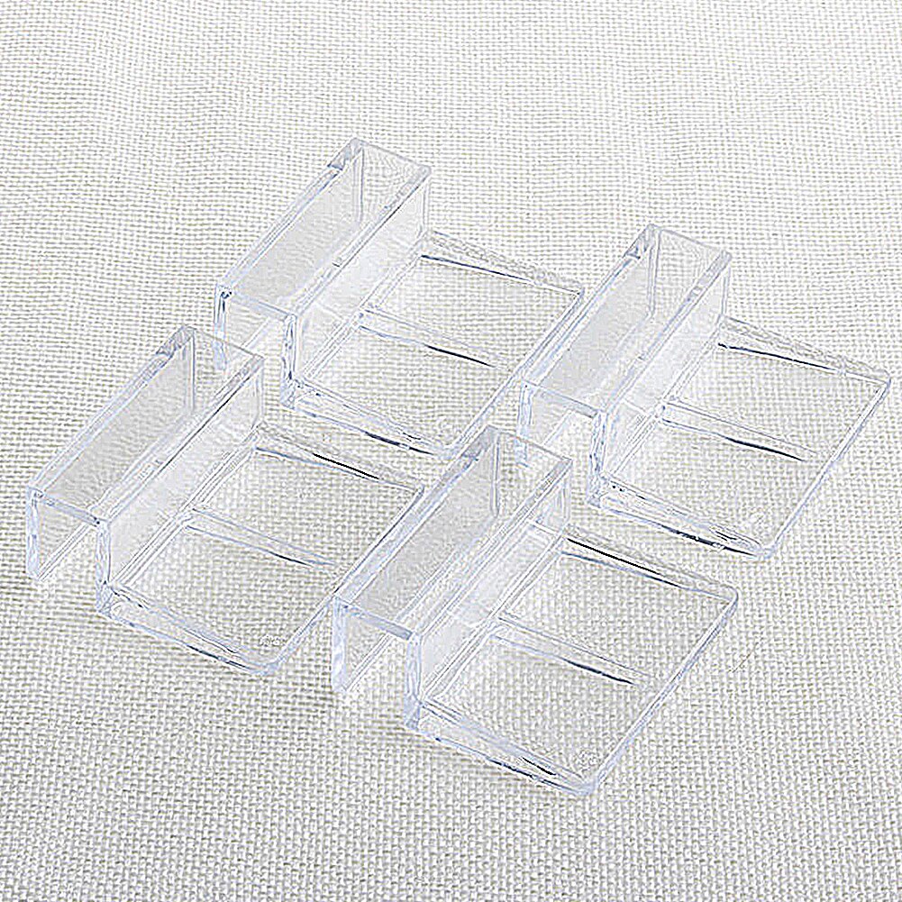 4pcs Clear Pet Supplies Replacement Parts Fish Tank Garden Acrylic Universal Home 6 8 10 12mm Easy Install Glass Cover