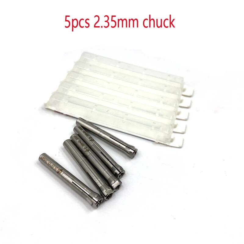DENTAL 2.35mm 3.0mm 3.175mm Micromotor Collet Chuck for Strong 210 102L 105L SAEYANG MARATHON Polishing Handpiece: 5 PCS 2.35mm