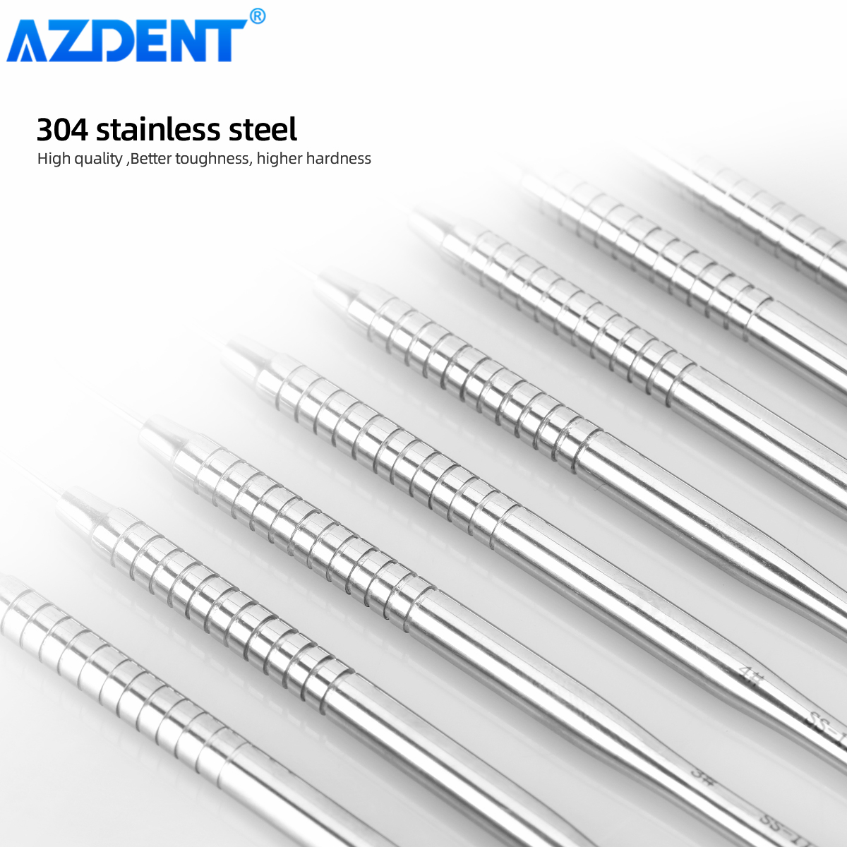 AZDENT Tandheelkundige Parodontale Sonde Schaal Sonde Rvs Instrument Endodontische Sonde 1/2/3/4/5/6/7/8 # Desinfectiehulpmiddelen