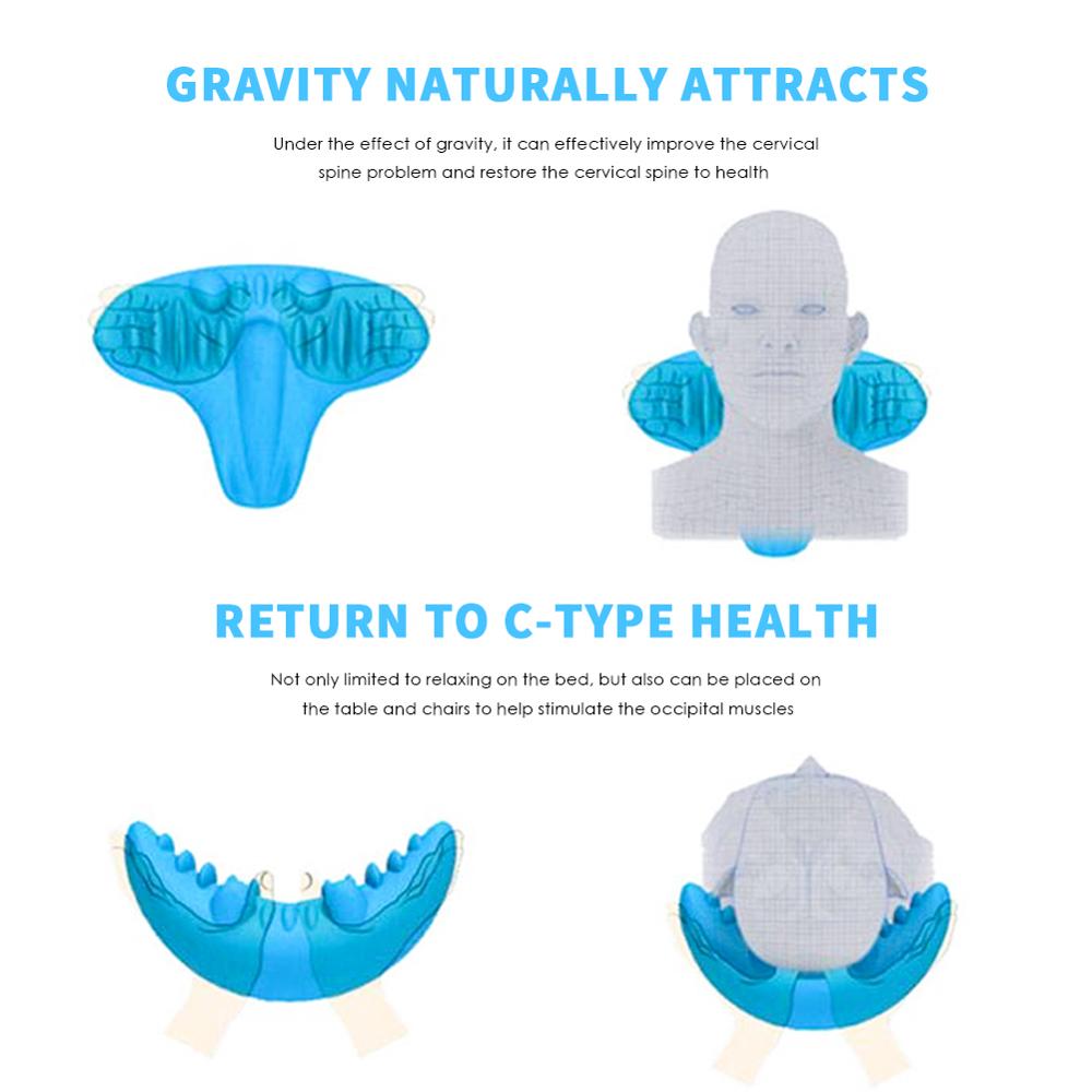 Meijuner Authentic C-Rest Neck Massage Neck and Shoulder repair cervical spine traction device massage instrument portable