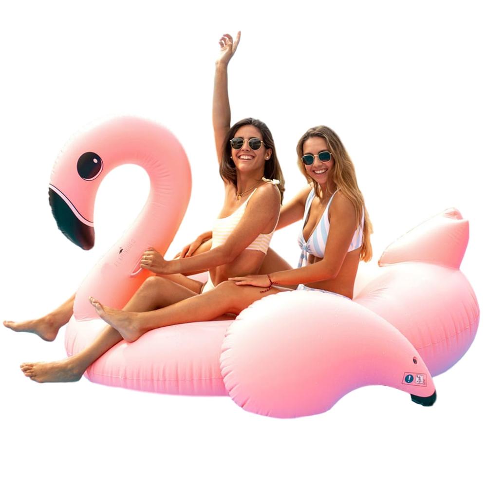 Flamingueo Flamingo Zwembad Float Grote Flamingo Opblaasbare Zwemmen Drijft Voor Volwassen Zwembad Mat