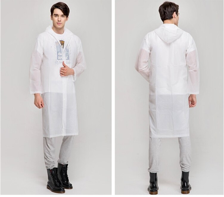 Long Use Rain Coat Women EVA Transparent Raincoat Poncho Portable Environmental Light Raincoat: Other