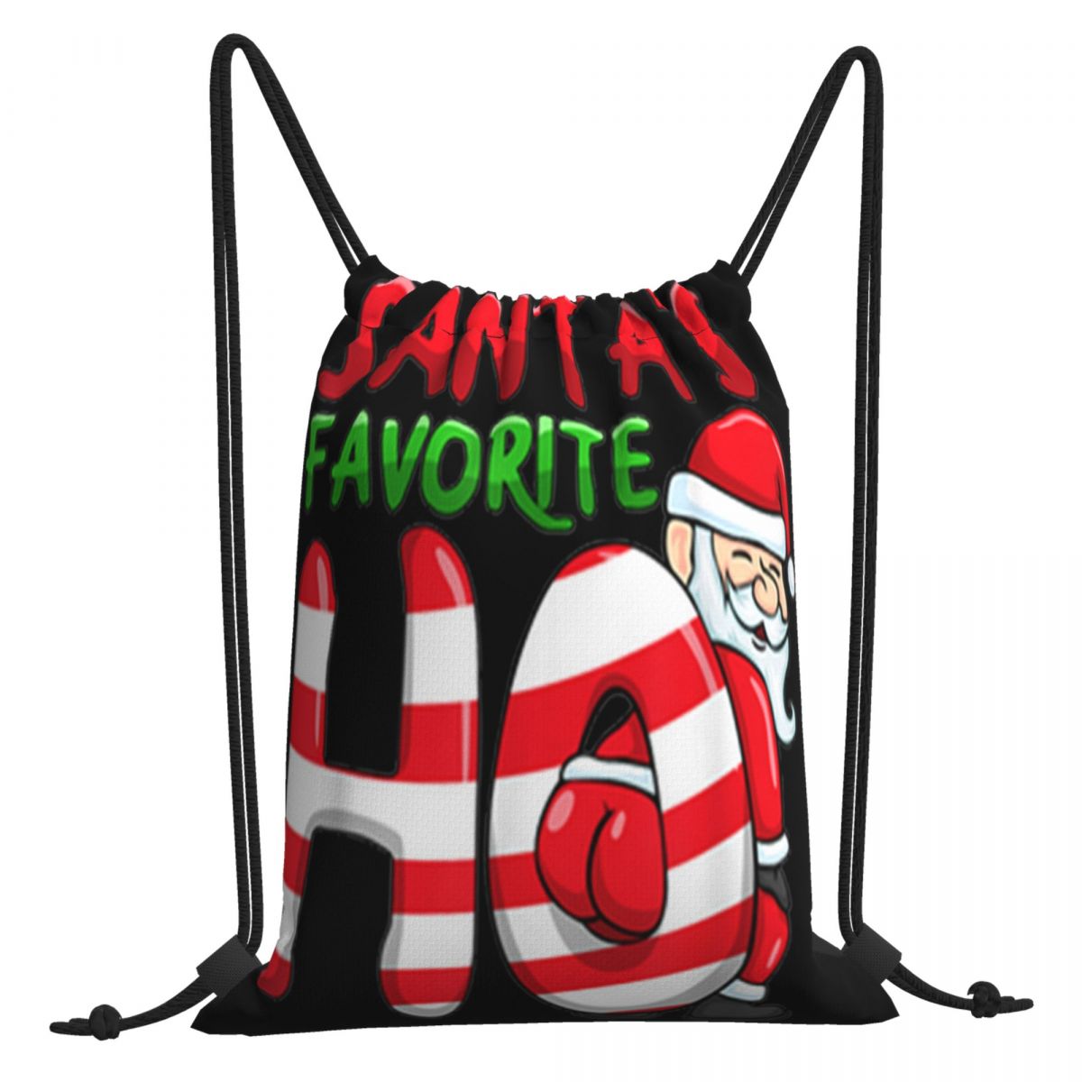 Premium Santas Favoriete Ho Santa Favourite Ho Grappige Meisjes Kerst Stijl Tassen Rugzak Tas