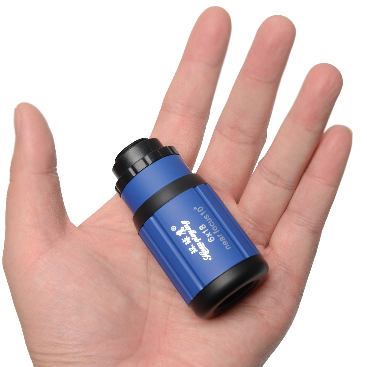 HD 6X Telefonobjektiv Kamera Telezoom Monokular Teleskop Teleskopfokus Kompaktes Min-Objektiv + SelfieTripod für alle Smartphones