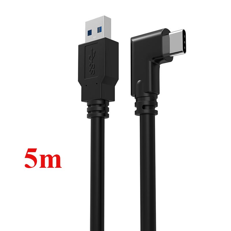 5M/3M de Alta Velocidade USB 3.1 Tipo C Cabo de Transferência de Dados para Oculus VR Busca Link Fone de Ouvido Rápido USB-A a-Tipo C Cabo de Carregamento Adaptador