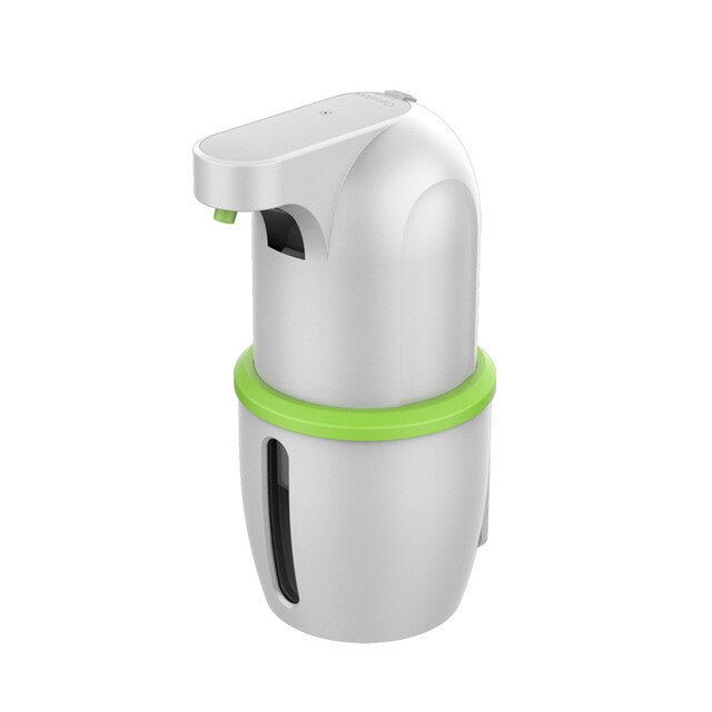 275ML Automatic Soap Dispenser Touchless High Capacity Foam Soap Dispenser for Bathroom Kitchen Hotel Restaurant: Green