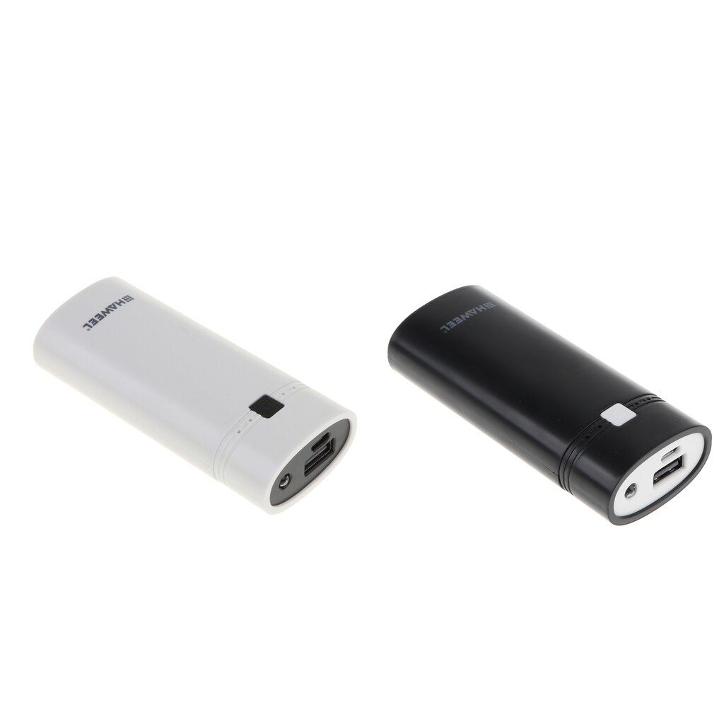 Lovoski 2 imposta USB Accumulatori e caricabatterie di riserva Batteria di Caso Del Caricabatteria FAI DA TE con La Luce del portato per Il Telefono
